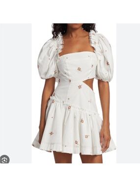 En Saison Rowan floral poplin mini dress